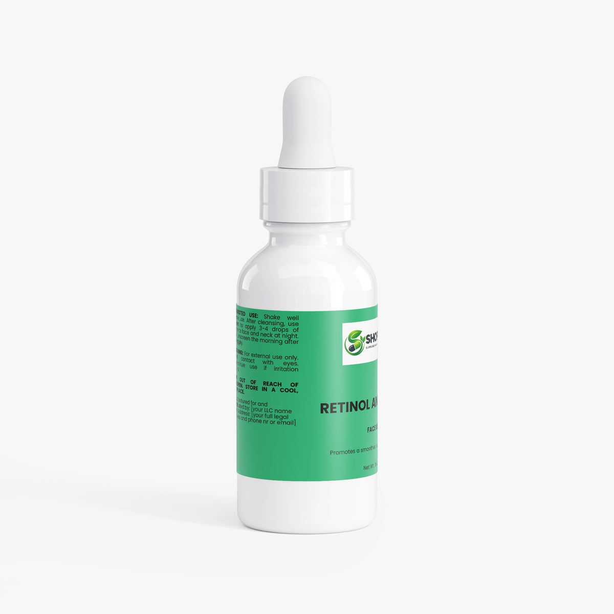 Retinol and Peptide Face Serum