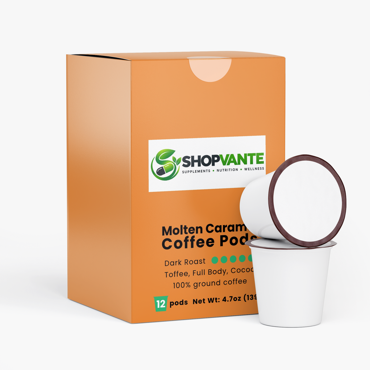 Molten Caramel Coffee Pods (Dark Roast)