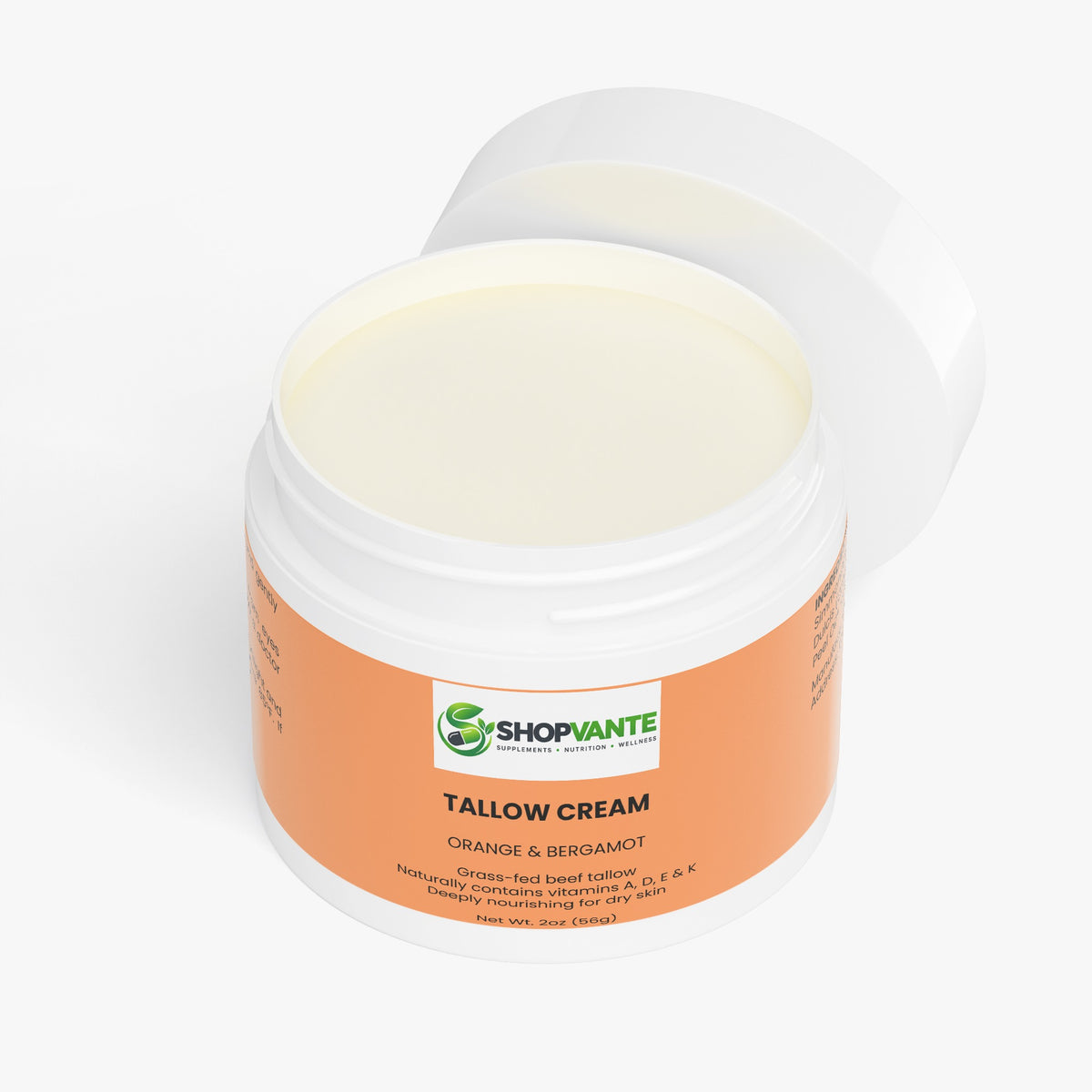 Tallow Cream Orange & Bergamot