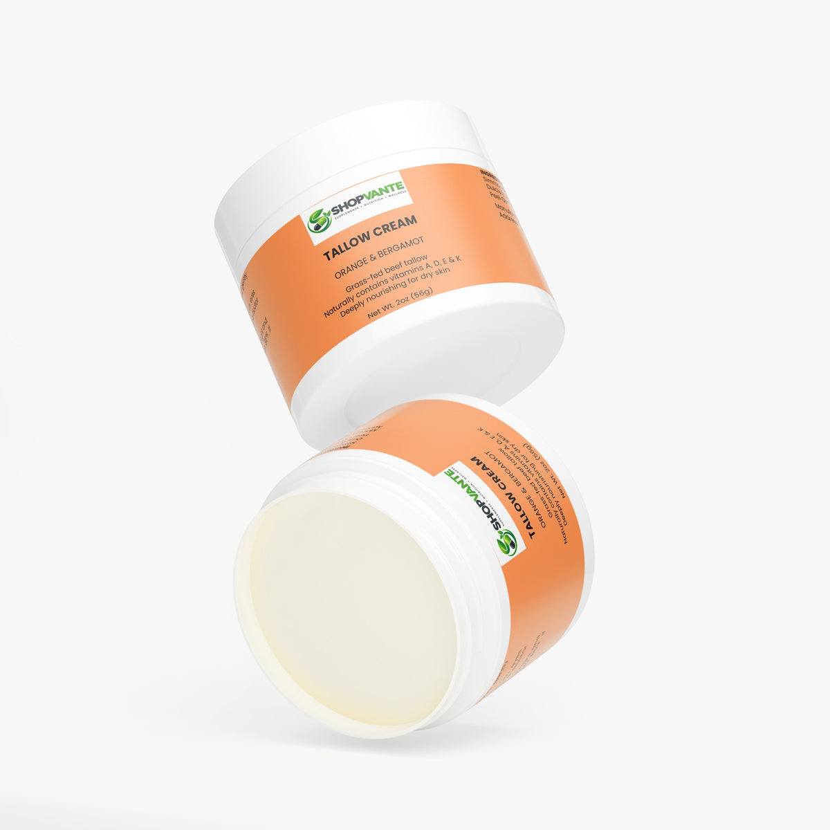 Tallow Cream Orange & Bergamot