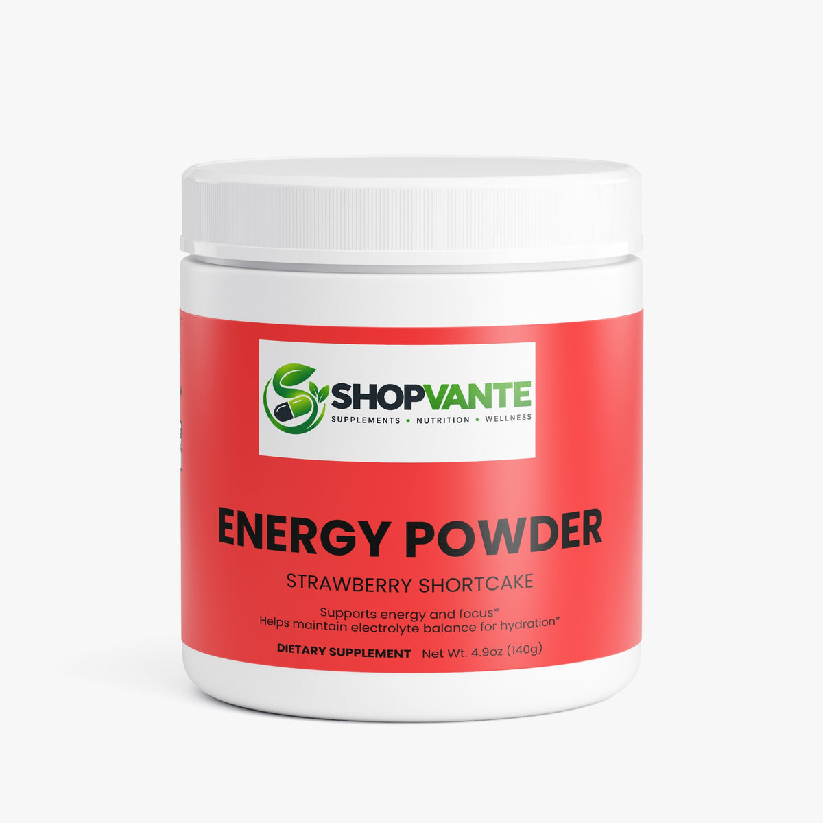 Energy Powder (Strawberry Shortcake)
