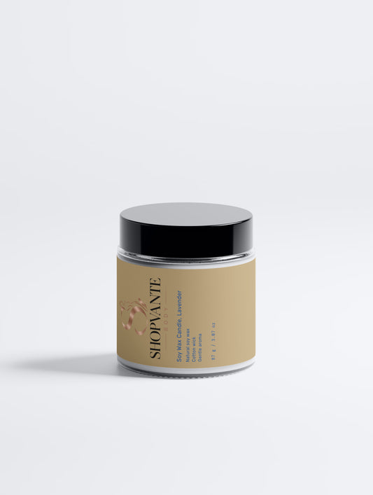 Soy Wax Candle, Lavender