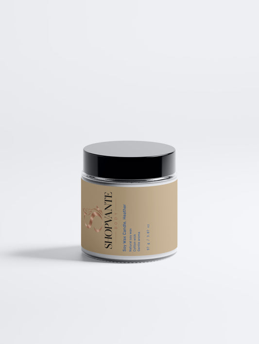 Soy Wax Candle, Heather
