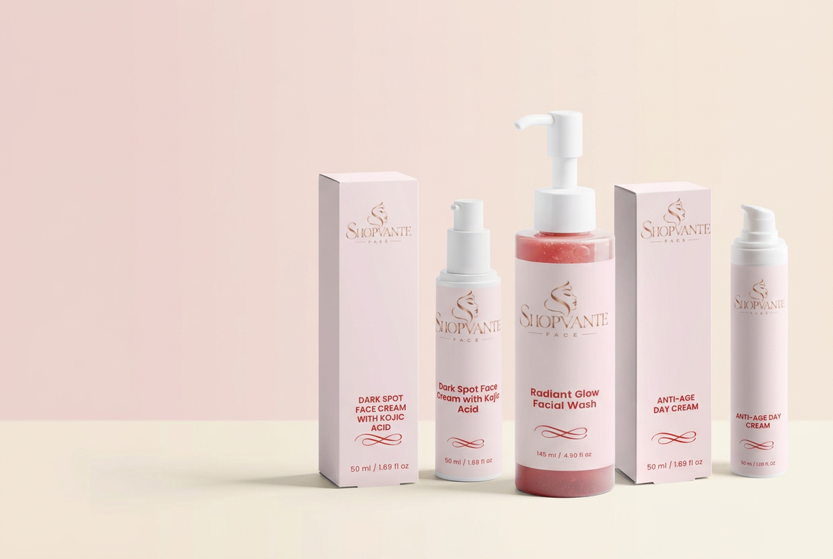 Shopvante face care hero banner