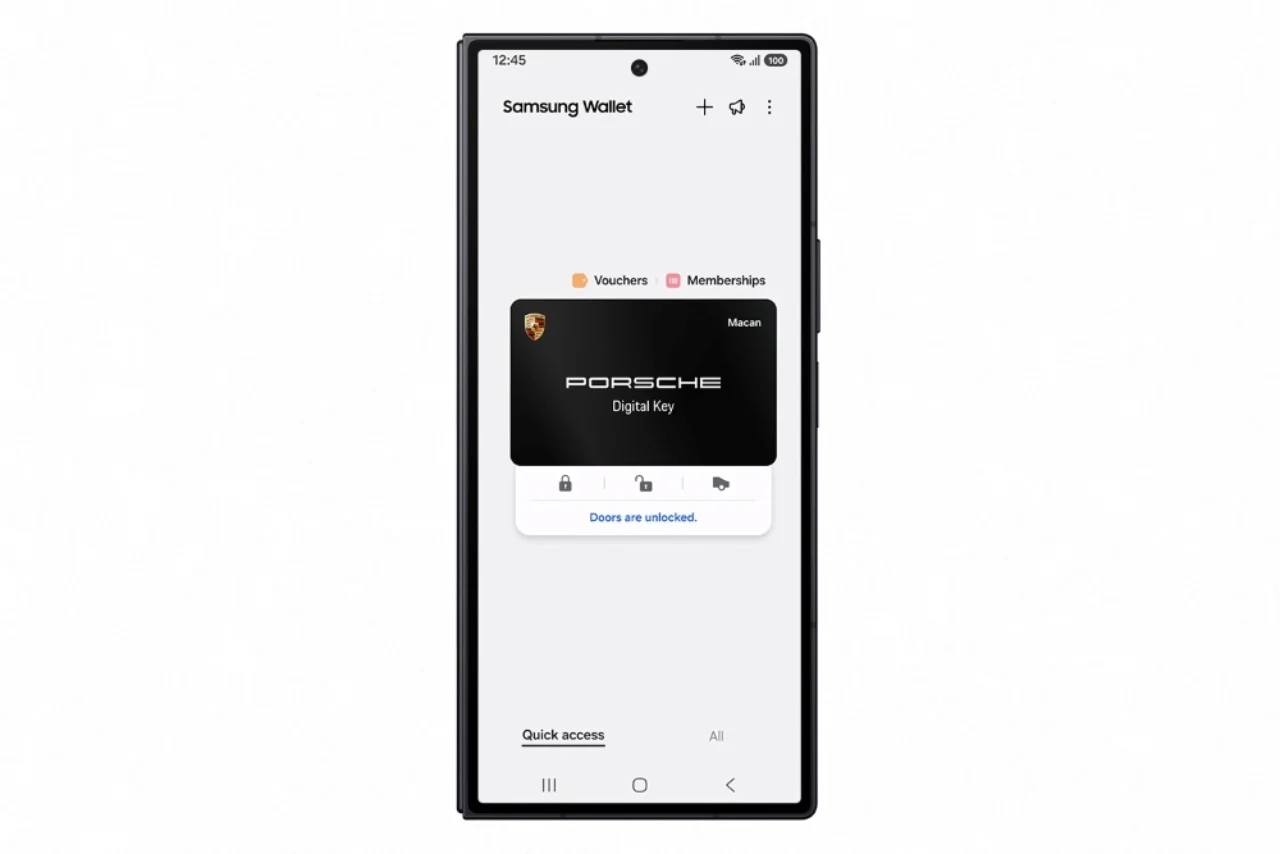 Samsung Wallet Adds Digital Key Support for Porsche Samsung Wallet Adds Digital Key Support for Porsche