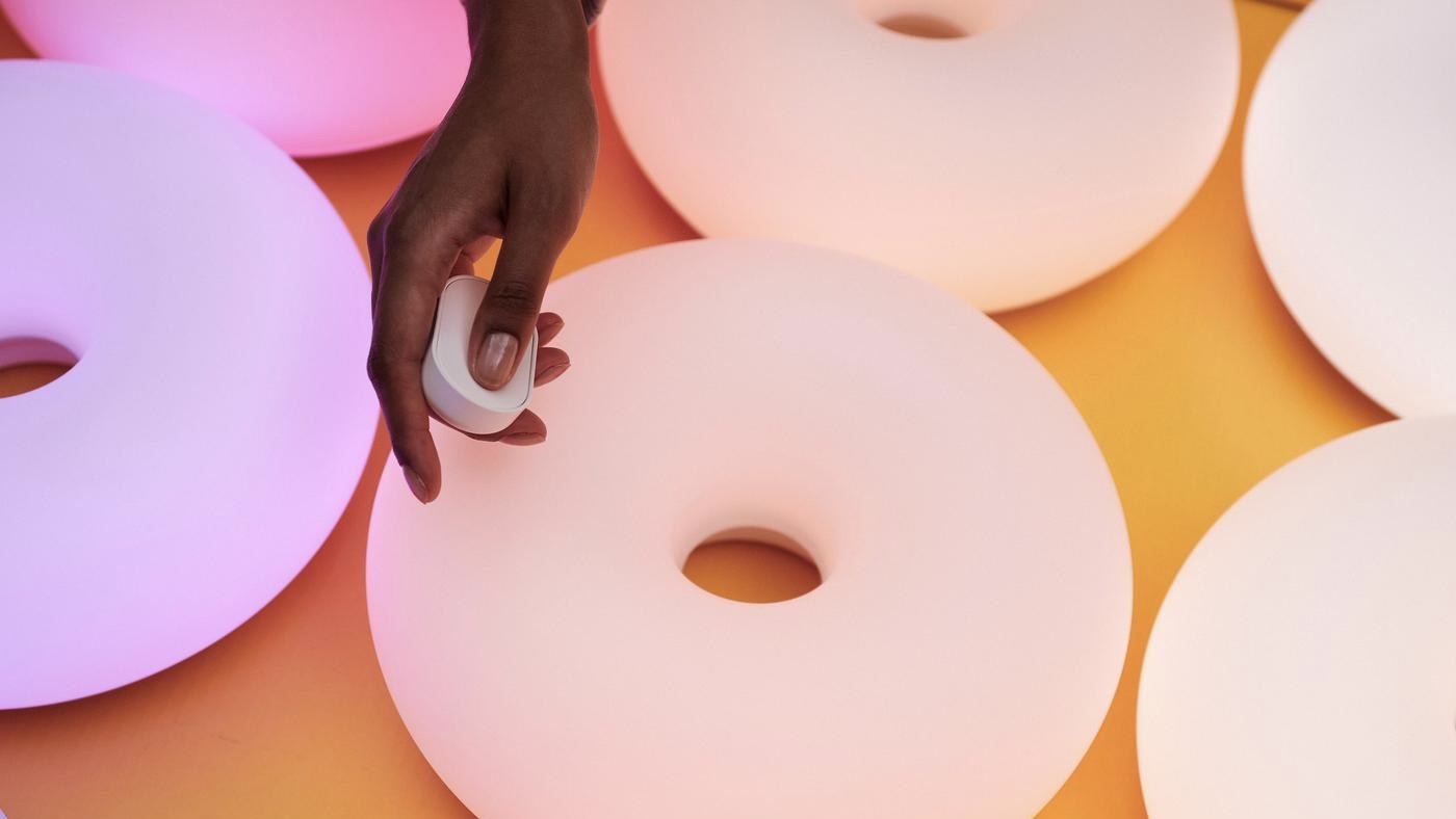 The iconic IKEA doughnut lamp gets a much-needed smart upgrade