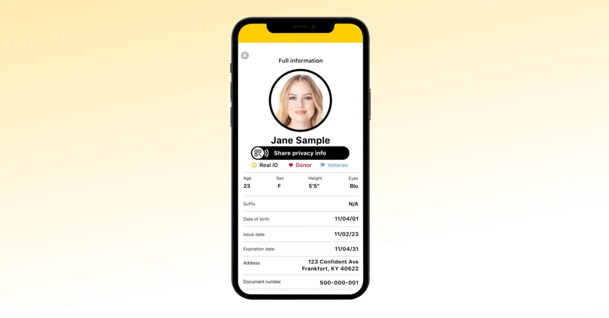 Kentucky launches new mobile ID app, Apple Wallet support coming soon