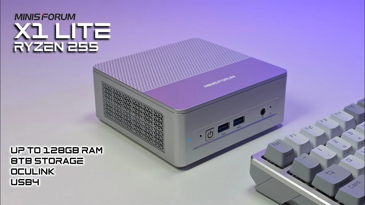 Minisforum X1 Lite Challenges Desktops with USB 4 and Radeon 780M Minisforum X1 Lite Challenges Desktops with USB 4 and Radeon 780M