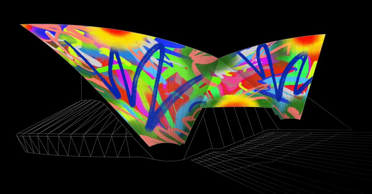 iPad art from emerging Australian creators lights up the Sydney Opera House sails iPad art from emerging Australian creators lights up the Sydney Opera House sails