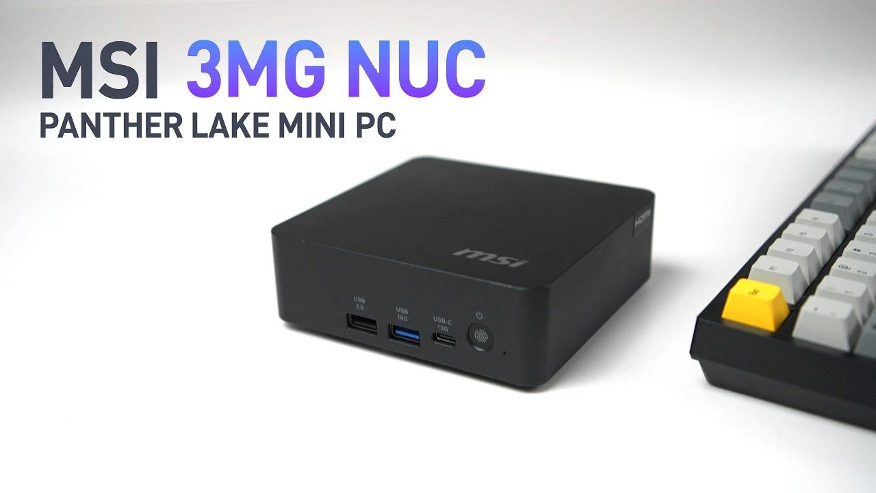 MSI’s New Panther Lake Mini PC Only Needs 16 Watts of Power