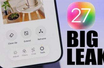 See the First Leaked Screenshots of Apple’s iOS 27