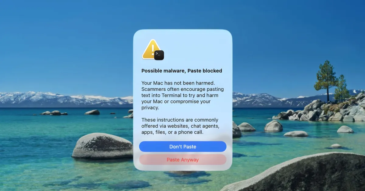 Apple reveals why macOS might block your Terminal prompt Apple reveals why macOS might block your Terminal prompt