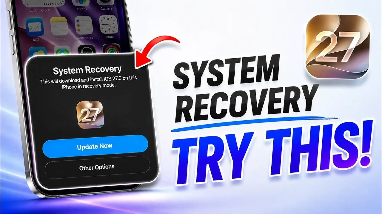 Stuck in iOS 27 System Recovery? Try This Fix First