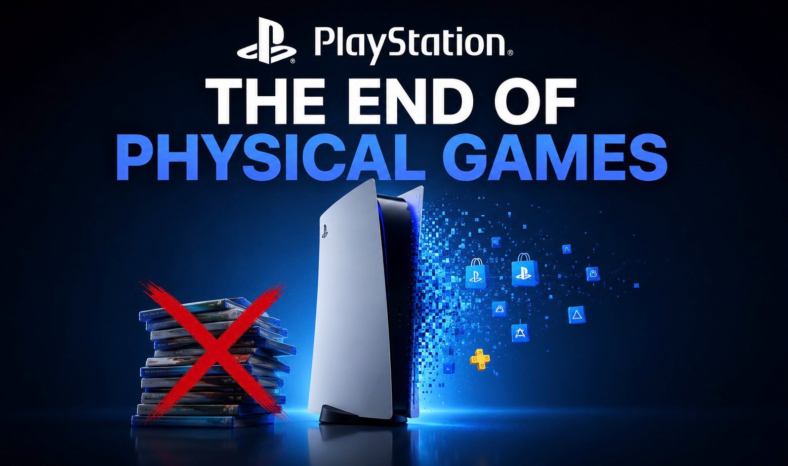 PlayStation Reveals Why They Are Ending Physical Game Discs PlayStation Reveals Why They Are Ending Physical Game Discs