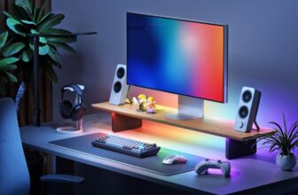 Nanoleaf’s Smart LED Monitor Stand packs 102 RGB zones and dual-mode lighting