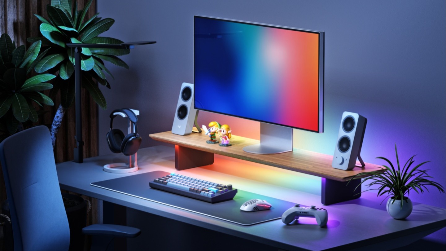 Nanoleaf’s Smart LED Monitor Stand packs 102 RGB zones and dual-mode lighting Nanoleaf’s Smart LED Monitor Stand packs 102 RGB zones and dual-mode lighting