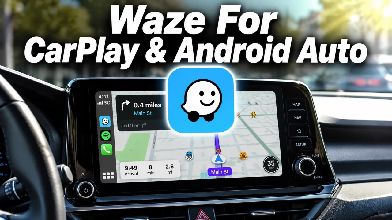 How to Use Waze’s Latest 2026 Features on Apple CarPlay & Android Auto