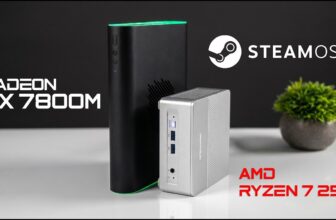 DIY Steam Machine: AMD Ryzen 7 and Radeon RX 7800M Hit 70 FPS in 1440P