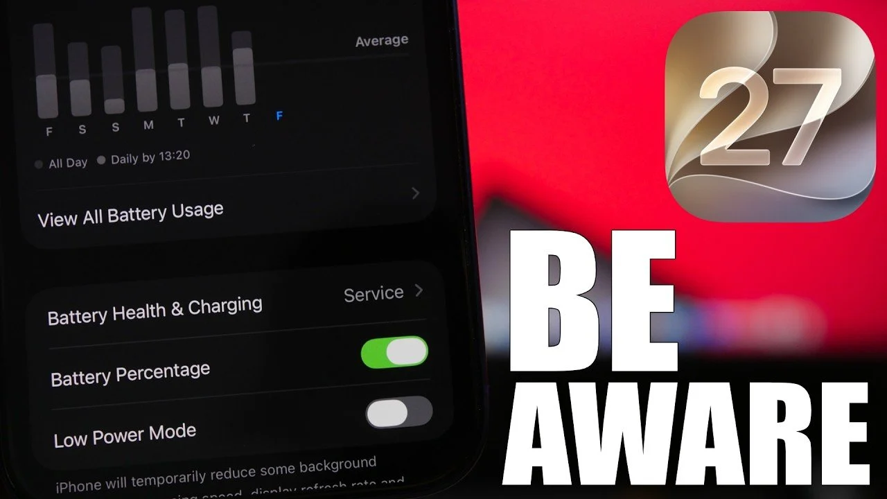 Seeing a Sudden Drop in iPhone Battery Health After iOS 27? Don’t Panic Just Yet