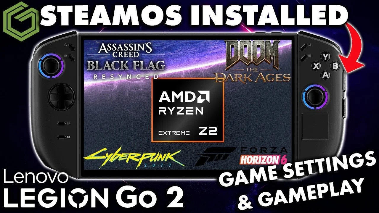 Lenovo Legion Go SteamOS Hands-on Testing Reveals Strong AAA Gaming