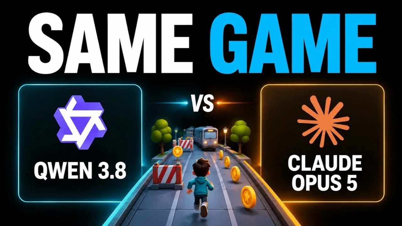 Qwen 3.8 vs Claude Opus 5: Compared Building the Same Game Which is Best? Qwen 3.8 vs Claude Opus 5: Compared Building the Same Game Which is Best?