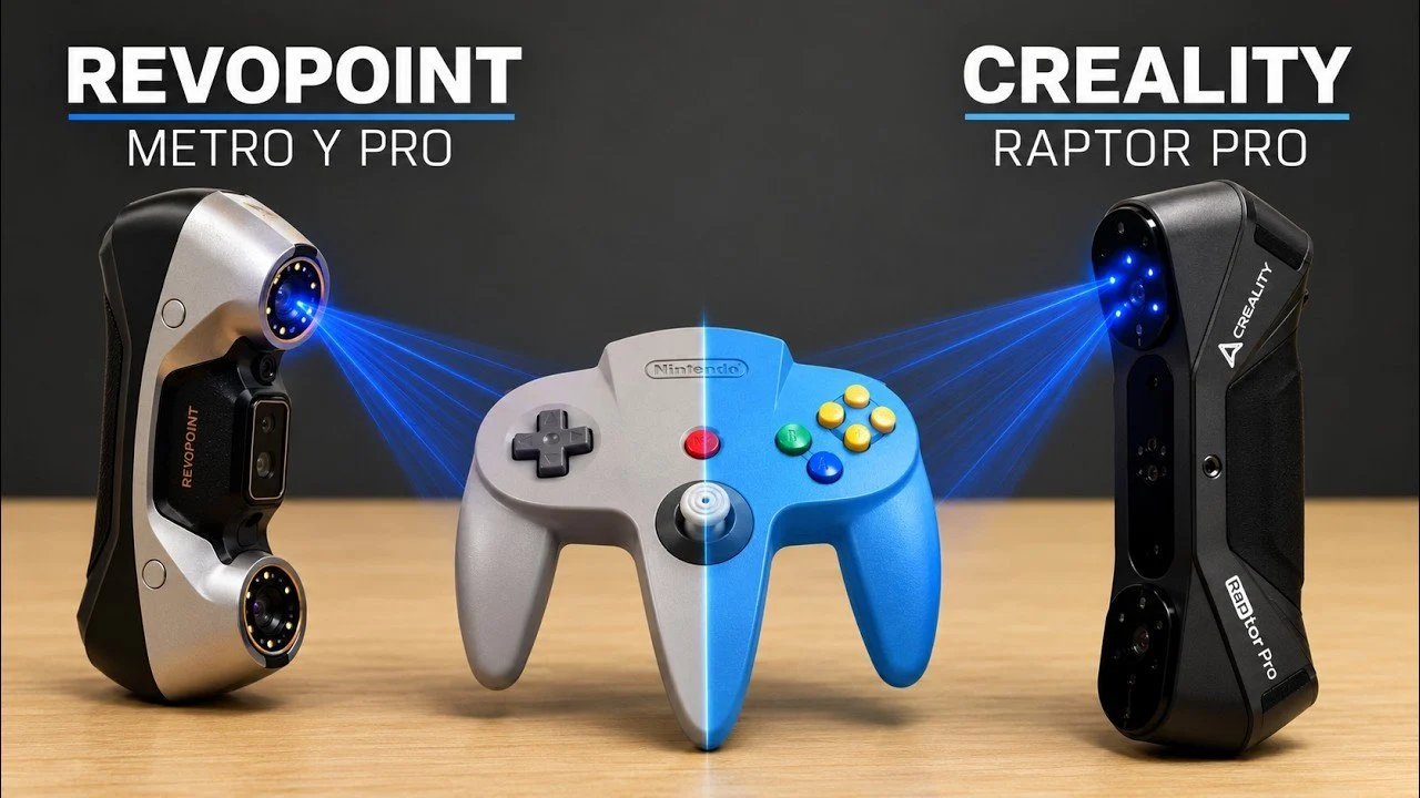 Creality Raptor Pro vs Revopoint Metro Y Pro 3D scanners Head-to-Head Creality Raptor Pro vs Revopoint Metro Y Pro 3D scanners Head-to-Head