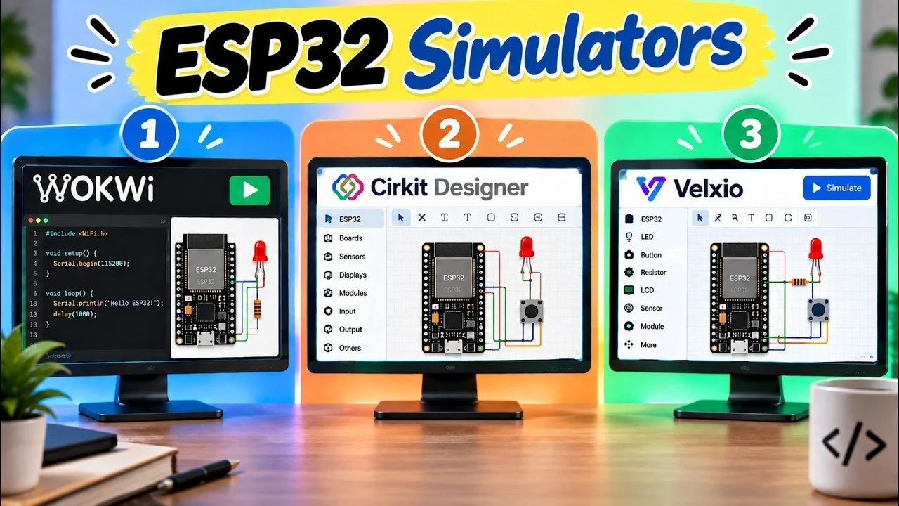 Wokwi vs Circuit Designer: Top Free ESP32 Simulators Wokwi vs Circuit Designer: Top Free ESP32 Simulators