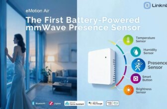 LinknLink eMotion Air Battery-Powered 5-in-1 Presence Multi-Sensor