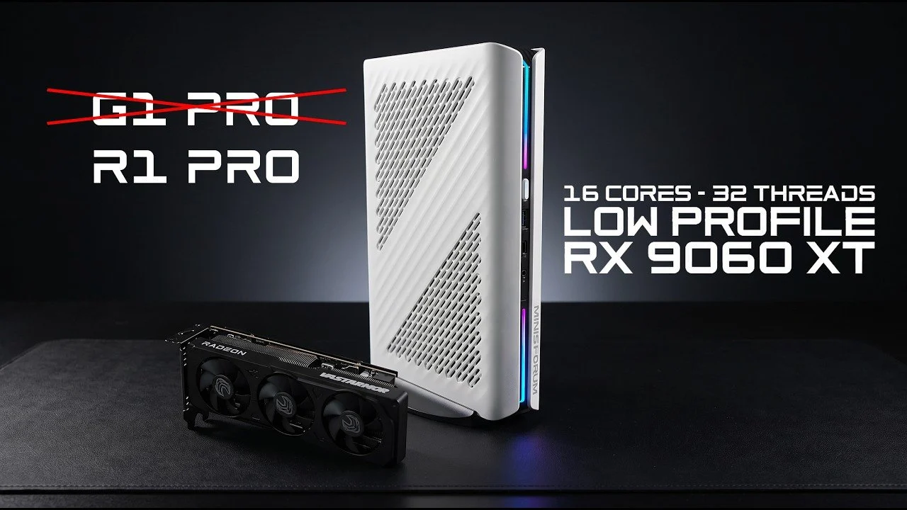 Minisforum G1 Pro Drops Nvidia RTX 5060 for AMD Radeon RX 9060 XT Minisforum G1 Pro Drops Nvidia RTX 5060 for AMD Radeon RX 9060 XT