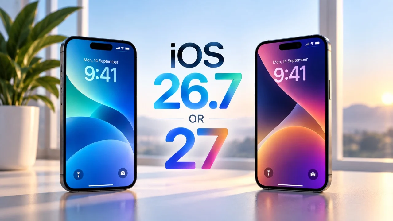 iOS 26.7 vs iOS 27: Which iOS Version Should You Install? iOS 26.7 vs iOS 27: Which iOS Version Should You Install?