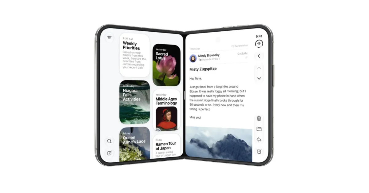 Apple says iPhone Duo has ‘replaceable’ folding display layer to minimize crease Apple says iPhone Duo has ‘replaceable’ folding display layer to minimize crease