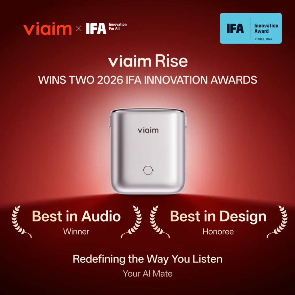 IFA Award-Winning viaim Rise AI Agent Earbuds Launch on Indiegogo September 8 IFA Award-Winning viaim Rise AI Agent Earbuds Launch on Indiegogo September 8