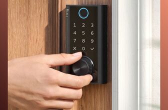 Ring’s smart lock still works even if the power goes out thanks to a hand crank