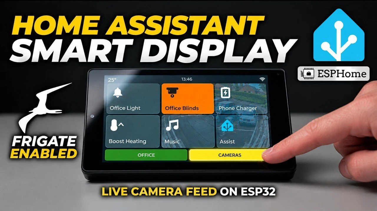 Build an ESP32 Smart Panel to Control Home Assistant Devices Build an ESP32 Smart Panel to Control Home Assistant Devices