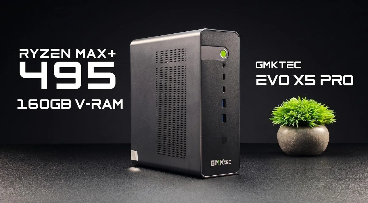 GMKtec EVO X5 Pro Packs 160GB of VRAM and a 5.2 GHz CPU GMKtec EVO X5 Pro Packs 160GB of VRAM and a 5.2 GHz CPU