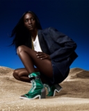 Lous and the Yakuza Shines in Louis Vuitton Moonlight Ankle Boots
