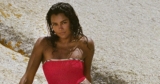 Simone Ashley Takes Burberry x Hunza G Swim to the Beach