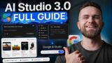 Google AI Studio 3.0 Builds Full-Stack Apps for Free